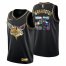 Charlotte Charlotte Hornets #25 P.J. Washington Mens Golden Edition Diamond Logo 2021/22 Swingman Jersey – Black Mens
