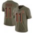 Nike Cincinnati Bengals #11 John Ross III Olive Mens Stitched NFL Limited 2017 Salute To Service Jersey