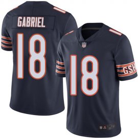 Nike Chicago Bears #18 Taylor Gabriel Navy Blue Team Color Youth Stitched NFL Vapor Untouchable Limited Jersey