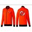 NHL New Jersey Devils Zip Jackets Orange-1