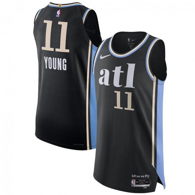 Nike Trae Young Atlanta Hawks 2023/24 Authentic Jersey – City Edition – Black Nike Trae Young Atlanta Hawks 2023/24 Authentic Jersey – City Edition – Black