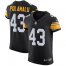 Nike Pittsburgh Steelers #43 Troy Polamalu Black Alternate Mens Stitched NFL Vapor Untouchable Elite Jersey