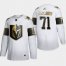 Vegas Golden Knights #71 William Karlsson Mens Adidas White Golden Edition Limited Stitched NHL Jersey