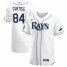 Tampa Bay Rays #84 John Curtiss Mens Nike White Home 2020 World Series Bound Authentic Player MLB Jersey