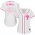 Philadelphia Phillies #20 Mike Schmidt White/Pink Fashion Womens Stitched MLB Jersey