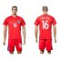England #16 Jagielka Away Soccer Country Jersey