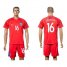 England #16 Jagielka Away Soccer Country Jersey
