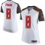 Nike Tampa Bay Buccaneers #8 Bradley Pinion White Womens Stitched NFL New Elite Jersey