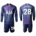 Tottenham Hotspur #28 Ndombele Away Long Sleeves Soccer Club Jersey