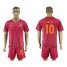 Roma #10 Totti Red Home Soccer Club Jersey