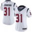 Nike Houston Texans #31 David Johnson White Womens Stitched NFL Vapor Untouchable Limited Jersey