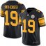 Nike Pittsburgh Steelers #19 JuJu Smith-Schuster Black Mens Stitched NFL Limited Rush Jersey