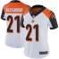 Nike Cincinnati Bengals #21 Mackensie Alexander White Womens Stitched NFL Vapor Untouchable Limited Jersey