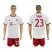 Bayern Munchen #23 Vidal White Soccer Club Jersey