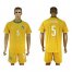 Cote dlvoire #5 Zokora Home Soccer Country Jersey