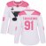 Adidas St. Louis Blues #91 Vladimir Tarasenko White/Pink Authentic Fashion Stanley Cup Champions Womens Stitched NHL Jersey