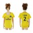 Womens Paris Saint-Germain #2 T.Silva Away Soccer Club Jersey
