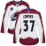 Adidas Colorado Avalanche #37 J.T. Compher White Womens 2022 Stanley Cup Final Patch Road Authentic Stitched NHL Jersey Womens