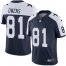 Nike Dallas Cowboys #81 Terrell Owens Navy Blue Thanksgiving Mens Stitched NFL Vapor Untouchable Limited Throwback Jersey