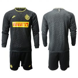 Inter Milan Blank Third Long Sleeves Soccer Club Jersey