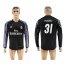 Real Madrid #31 R.Yanez Sec Away Long Sleeves Soccer Club Jersey