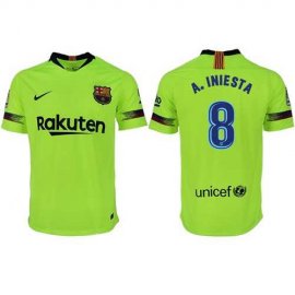 Barcelona #8 A.Iniesta Away Soccer Club Jersey