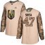 Adidas Vegas Golden Knights #47 Luca Sbisa Camo Authentic 2017 Veterans Day Stitched NHL Jersey