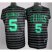 Boston Celtics 5 Kevin Garnett Grey Whith Black Strip Revolution 30 Swingman NBA Jerseys Cheap