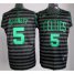 Boston Celtics 5 Kevin Garnett Grey Whith Black Strip Revolution 30 Swingman NBA Jerseys Cheap