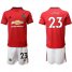 Manchester United #23 Shaw Red Home Soccer Club Jersey