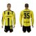 Dortmund #35 Bandowski Home Long Sleeves Soccer Club Jersey