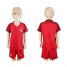 USA Blank Away Kid Soccer Country Jersey