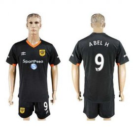 Hull City #9 ABEL H Away Soccer Club Jersey