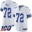 Nike Dallas Cowboys #72 Trysten Hill White Youth Stitched NFL 100th Season Vapor Untouchable Limited Jersey