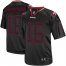 Nike San Francisco 49ers #16 Joe Montana Lights Out Black Mens Stitched NFL Elite Jersey