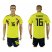 Colombia #16 M.BORJA Home 2018 FIFA World Cup Soccer Jersey