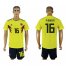Colombia #16 M.BORJA Home 2018 FIFA World Cup Soccer Jersey