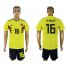 Colombia #16 M.BORJA Home 2018 FIFA World Cup Soccer Jersey