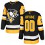 Mens Adidas Penguins Personalized Authentic Black Home NHL Jersey