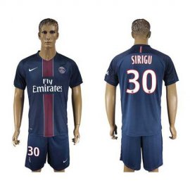 Paris Saint-Germain #30 Sirigu Home Soccer Club Jersey