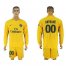 Paris Saint-Germain Personalized Away Long Sleeves Soccer Club Jersey