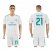 Real Madrid #21 Morata White Home Soccer Club Jersey