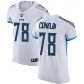 Nike Tennessee Titans #78 Jack Conklin White Mens Stitched NFL Vapor Untouchable Elite Jersey