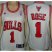 Cheap Women Chicago Bulls 1 Derrick Rose White Swingman Jersey