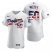 Los Angeles Dodgers #50 Mookie Betts Mens Nike White Fluttering USA Flag Limited Edition Authentic MLB Jersey