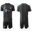 Bayern Munchen Blank Black Goalkeeper Soccer Club Jersey