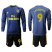 Arsenal #9 Lacazette Blue Long Sleeves Soccer Club Jersey