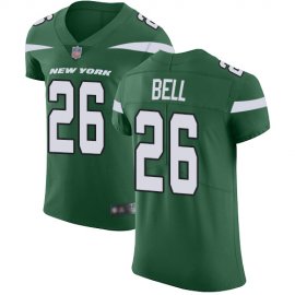 Nike New York Jets #26 LeVeon Bell Green Team Color Mens Stitched NFL Vapor Untouchable Elite Jersey