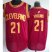 Cleveland Cavaliers 21 Andrew Wiggins Red Revolution 30 NBA Jerseys