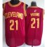 Cleveland Cavaliers 21 Andrew Wiggins Red Revolution 30 NBA Jerseys